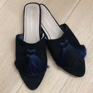 Loeffler Randall slides with tassels